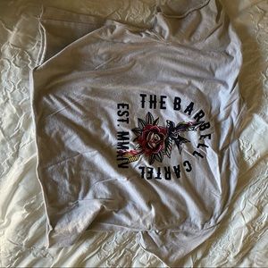 The barbell cartel crop top